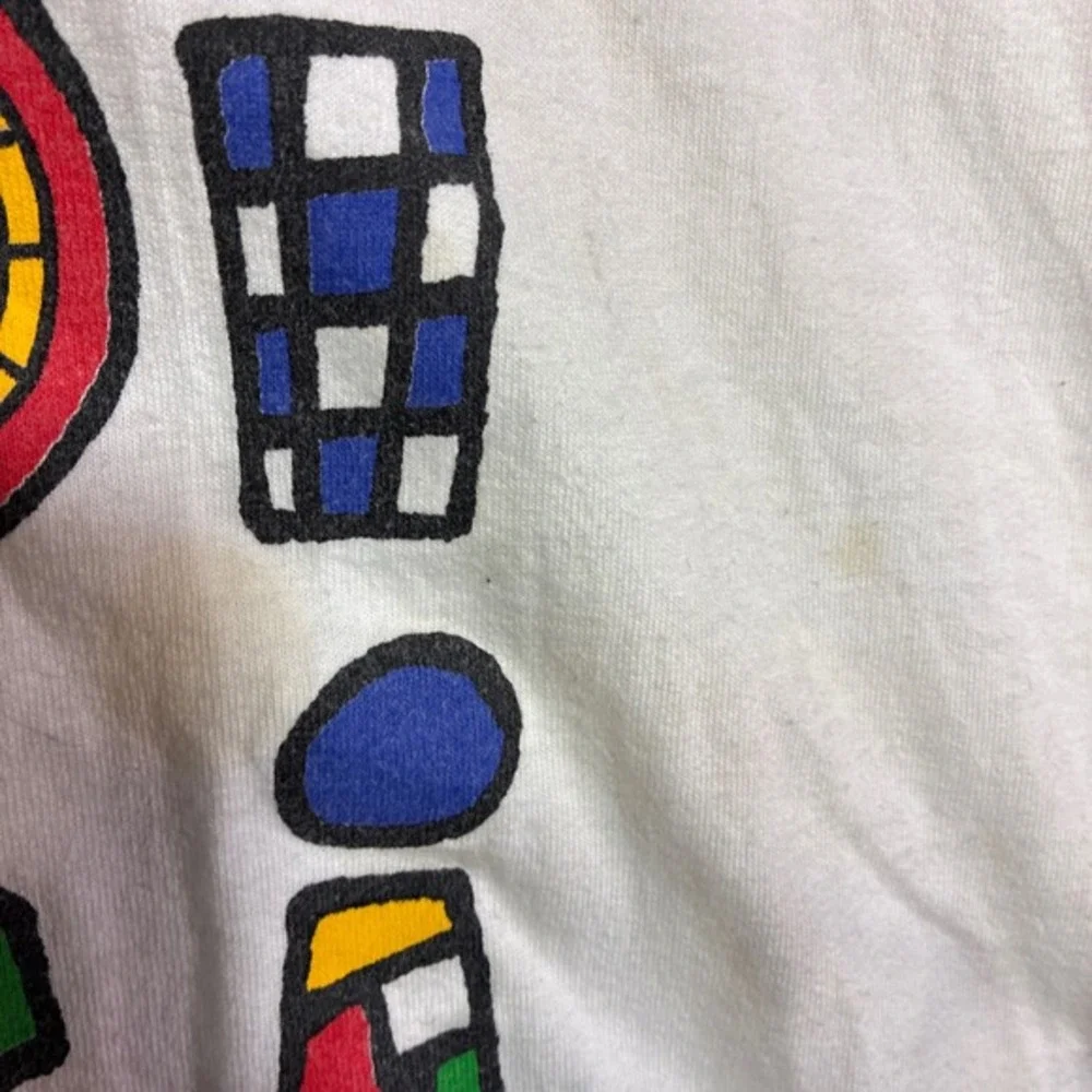 TUT Veni Vidi Vici T-Shirt Mens XL White Vintage Santa Fe‎ Graphic USA Made
